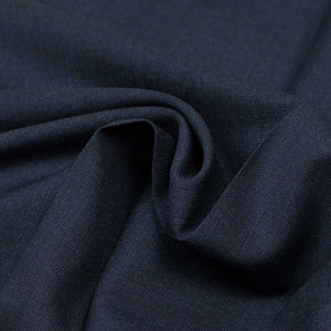 Exclusive Westside side-tab pleated high-rise wide trousers in navy fresco wool