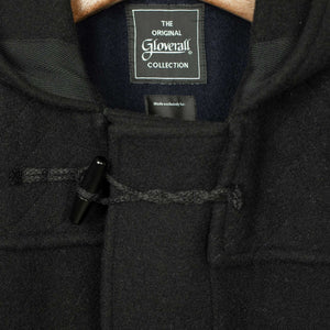 3sixteen x Gloverall duffle coat in two-tone black and navy wool – No ...