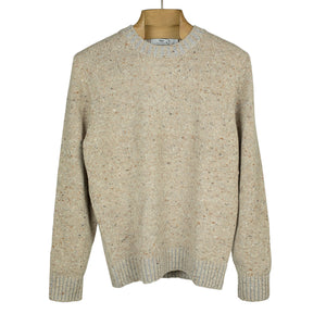 [PRE-ORDER BALANCE] Merino/cashmere donegal crewneck sweater