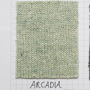 [SS22 Pre order] "Arcadia" light sage green mix linen crewneck sweater deposit
