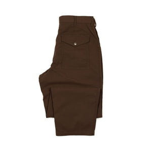 Bush trousers in brown poly corduroy