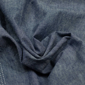 Classic work shirt in washed blue chambray