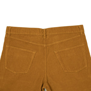 AAcero 5-pocket trousers in chestnut fine wale corduroy