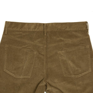 AAcero 5-pocket trousers in dusty brown fine wale cotton corduroy (restock)