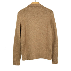Aappio crewneck sweater in cassonade alpaca wool mix (restock)