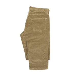AAcero 5-pocket trousers in camel velvety cotton