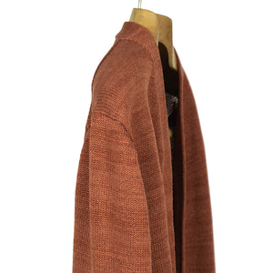 [SS22 Pre-order] Henna rust linen easy cardigan