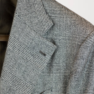 Prince-of-Wales single breasted suit, 11oz flannel