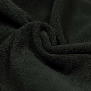 Drawstring trousers in black poly fleece