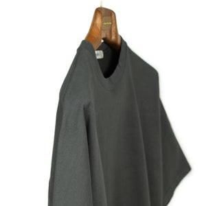 Kimono sleeve t-shirt in charcoal cotton