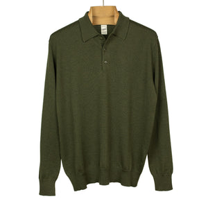 Buy Full Sleeves Bottle Green Knit Shirt