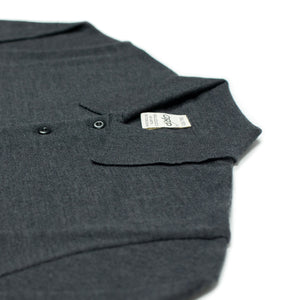 Merino Wool Long Sleeve, Charcoal Grey
