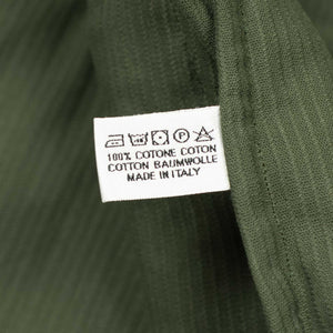 Sahariana shirt-jacket in green multi-wale cotton corduroy