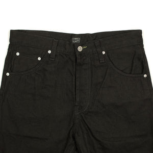 Slouchy Tapered Jean GD112 in one-wash "total black" denim (restock)