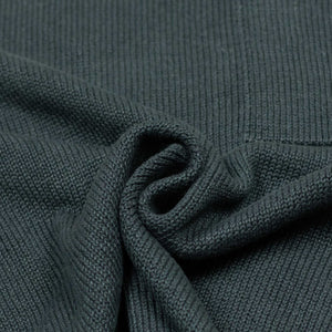 Exclusive knit pocket tee shirt in Graphite linen