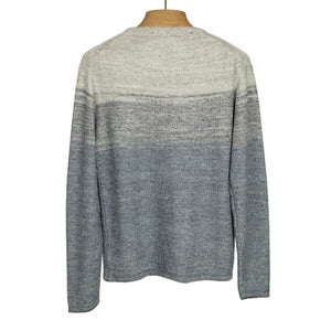 Ombre linen tunic in blue and grey linen