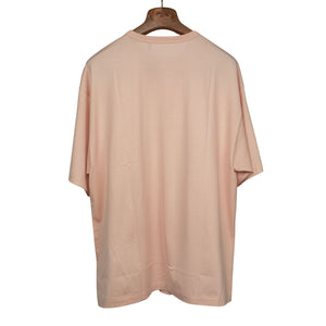 Relaxed tee in light pink Sea Island cotton