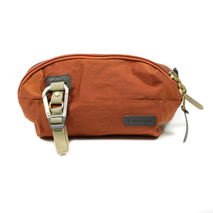 "Link" carry bag in orange shrunken nylon (restock)