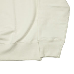 Half-zip three-thread 343Z sweatshirt in Oat cotton