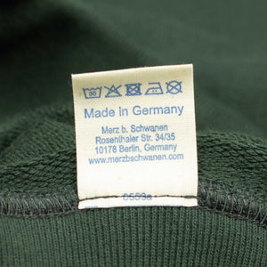 Classic three-thread 346 sweatshirt in 'forest' green cotton