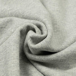 Classic three-thread 346 sweatshirt in grey melange cotton (restock)