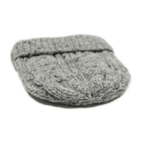 Chamula handknit fisherman hat in pearl grey merino wool (restock)