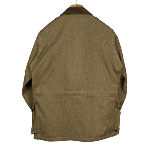 Military Half Coat "Type B" in brown and black "hunting" canvas