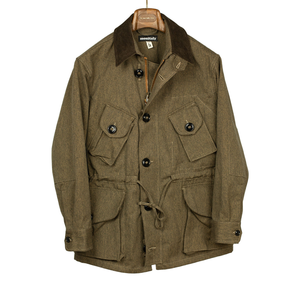 Monitaly Military Half Coat Type-B, Old Hunting, Brown & Black Mix – No ...