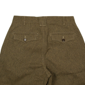 Riding pants in brown and black "hunting" canvas
