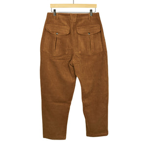 Submarine trousers in chestnut 8-wale corduroy