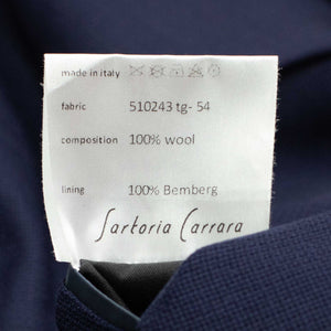 x Sartoria Carrara: ultra-light unlined sport coat in navy Minnis Mock Leno