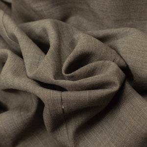 x Sartoria Carrara: ultra-light unlined jacket in taupe nailhead Fox Air wool (separates)