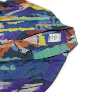 Coral Reef camp collar shirt in printed viscose