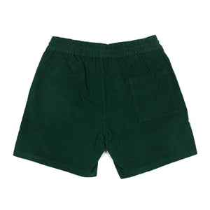 Easy shorts in green micro corduroy