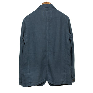 Labura unlined chore jacket in navy washed linen (restock)