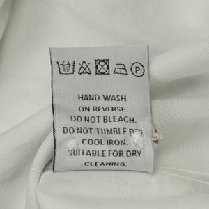Marble camp collar shirt in printed tencel