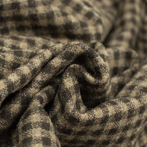 x Sartoria Carrara: Sport coat in brown gun check undyed wool