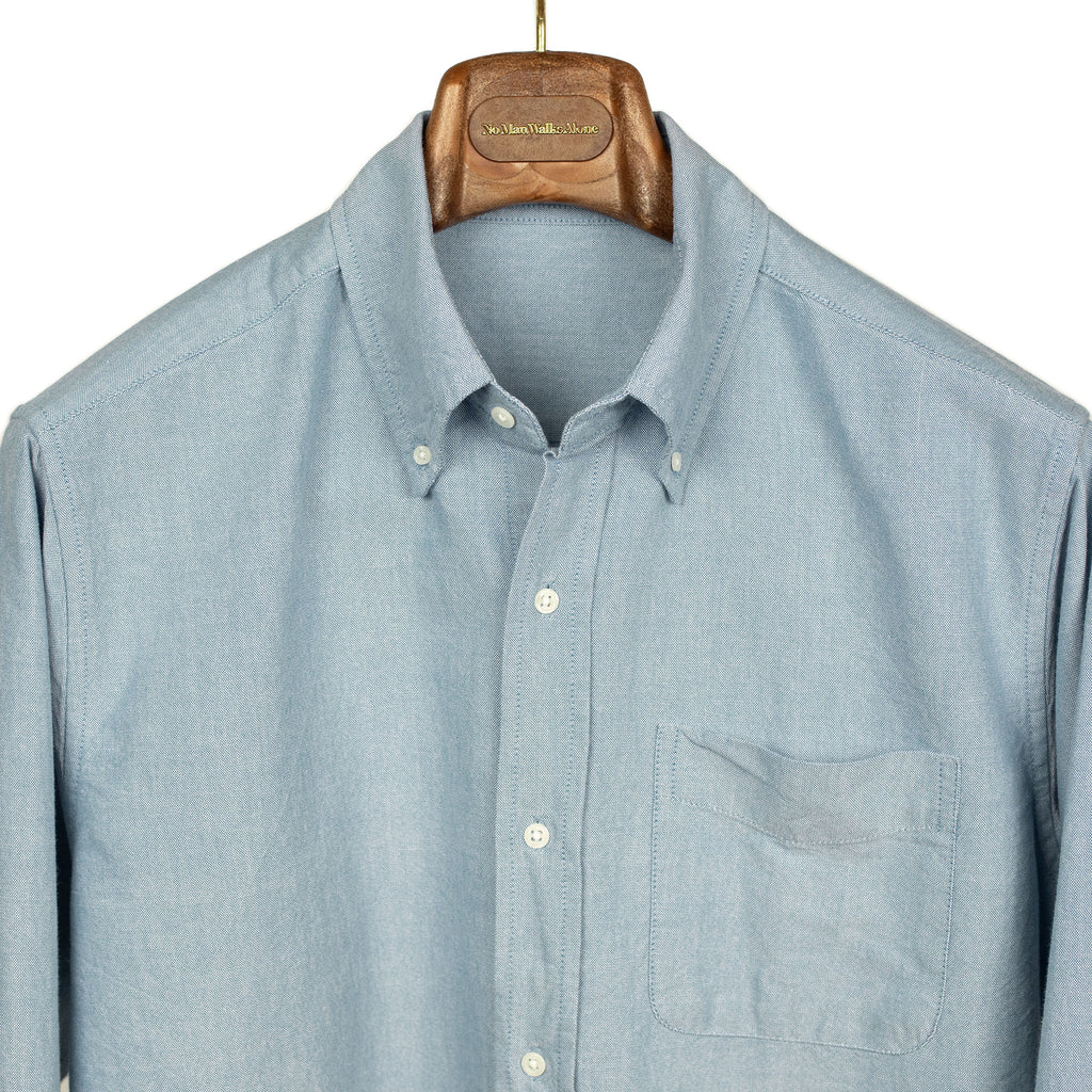 Wythe Classic oxford cloth button down shirt in vintage blue (restock ...