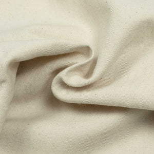 Military Chino in undyed natural color cotton & linen slub twill