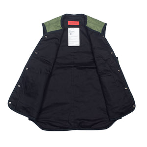 ARC Liner Vest in olive green nylon