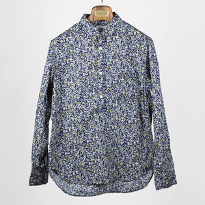 Cotton floral "Cubrirse" popover shirt