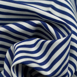 G. Inglese T. Mason navy stripe cotton poplin shirt