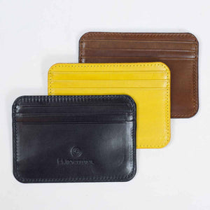 Sol brown Humphrey leather card holder