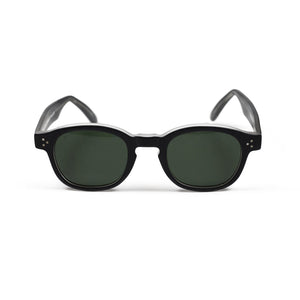 "P80-II" sunglasses in matte black and clear