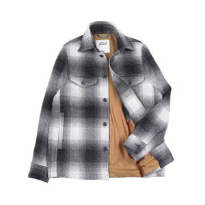 [PRE-ORDER DEPOSIT FW23] Shadow plaid wool shirt jacket